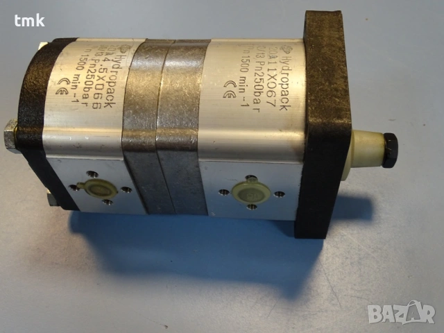 сдвоена хидравлична зъбна помпа HYDROPACK 20C11X067/20C4.5X066 Hydraulic Pump 250Bar, снимка 8 - Резервни части за машини - 54549788