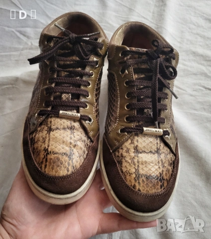 JIMMY CHOO оригинални змийска кожа № 37, снимка 5 - Маратонки - 54904305