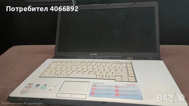 Лаптоп Toshiba Equium A210-1AS / 15.4" / 2GB RAM / 160GB HDD / За части или за ремонт., снимка 5 - Части за лаптопи - 55249591
