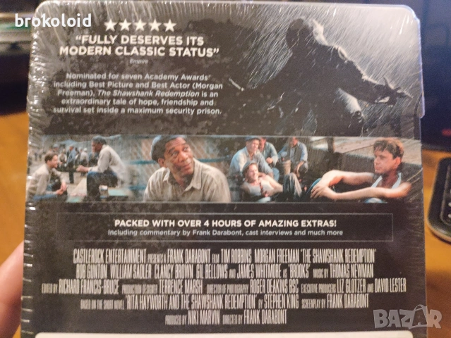 Изкуплението Шоушенк - 4 диска стийлбуук, снимка 4 - Blu-Ray филми - 55288923