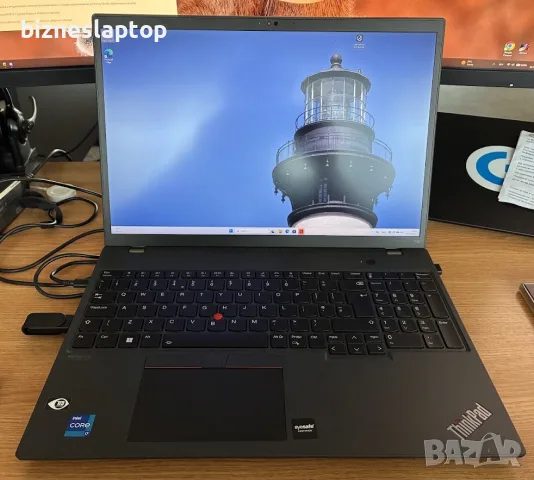 16" бизнес лаптоп Lenovo ThinkPad T16 Gen 1 (i7-1260P / 16GB / 512GB SSD)