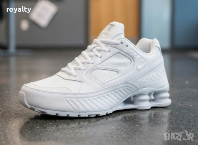 Nike Shox Enigma White Нови Бели Мъжки Маратонки Найк с Кутия 