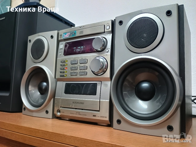 Аудио система AIWA + активен буфер SONY. Супер звук. Изпращам видео. , снимка 2 - Аудиосистеми - 54560567