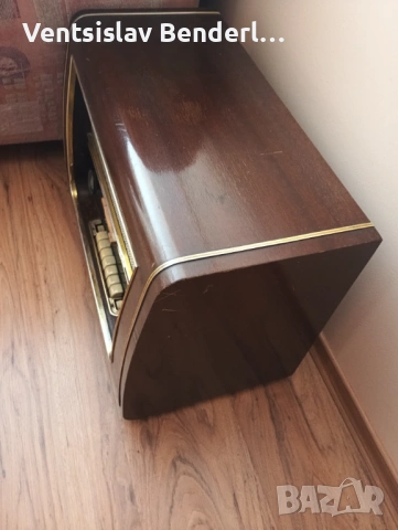 Старо немско лампово радио, снимка 5 - Други - 54224116