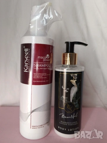 Промо комплект 49-шампоан за увредена коса+лосион за тяло с парфюм