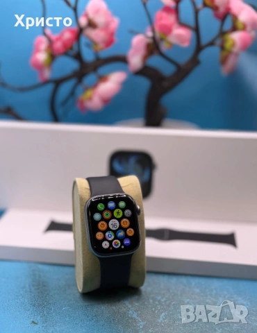 ГАРАНЦИОНЕН!!! Apple Watch 11 GPS, Корпус Space Grey Aluminium 42mm  , снимка 4 - Смарт часовници - 54939875