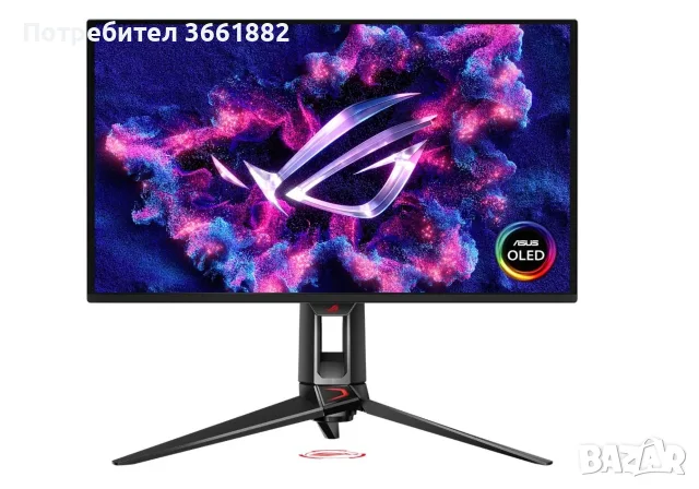 Монитор ASUS ROG Swift OLED PG27UCDM 4k, снимка 2 - Монитори - 55674113