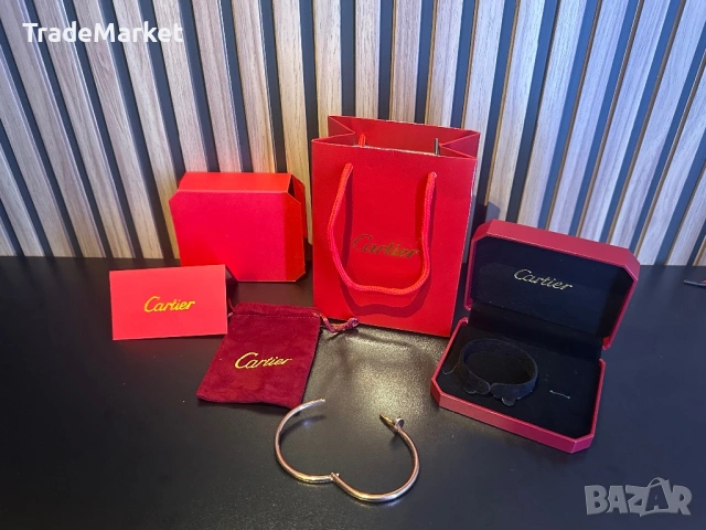 Нова Дамска Гривна Cartier Juste un Clou Bracelet с пълна опаковка, снимка 5 - Гривни - 54279452