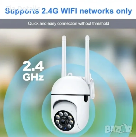 QKH 1080PHD безжична камера, снимка 2 - IP камери - 54590145