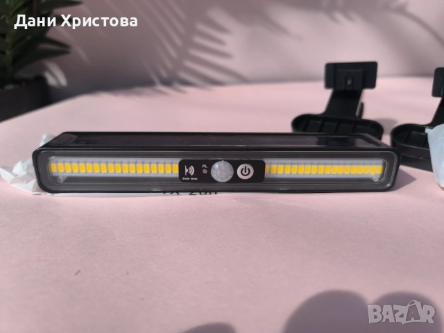 Соларни лампи с датчик за движение, снимка 3 - Лед осветление - 54037532