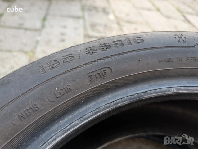 Зимни гуми 195/55/16 Dunlop Winter Sport 5, снимка 4 - Гуми и джанти - 55157241