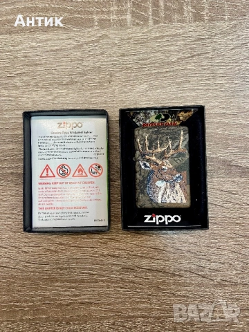 Оригинална запалка Zippo Mossy Oak с елен – Нова, в оригинална кутия, снимка 6 - Колекции - 54802072