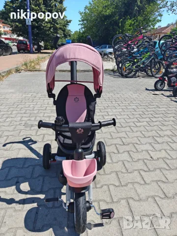 BYOX Детска триколка Flexy LUX розов, снимка 5 - Детски велосипеди, триколки и коли - 55440169