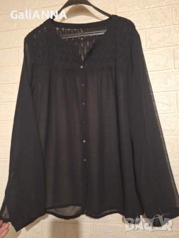 СТРАХОТНА РИЗА ШИФОН 2XL-3XL, снимка 4 - Ризи - 54392679