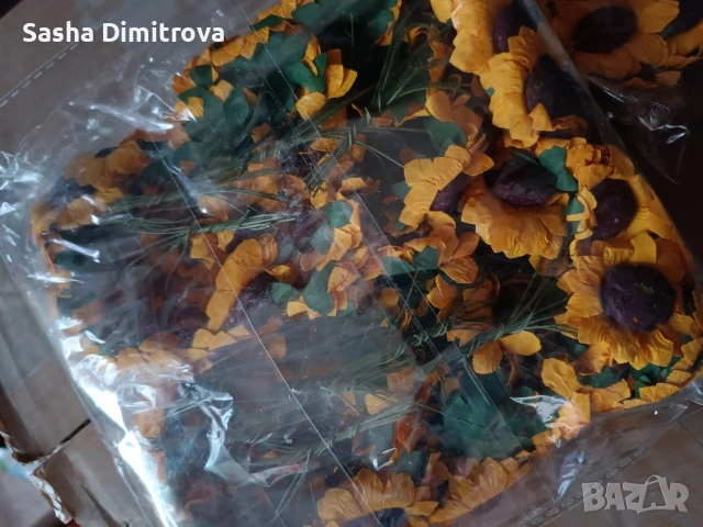 хартиени слънчогледи 100бр е пакет, снимка 2 - Други - 53955075
