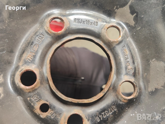 2бр.железни джанти за Volvo 16цола, снимка 2 - Гуми и джанти - 54025504