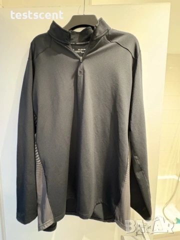 Блуза с дълъг ръкав Under Armour Coldgear Black 1/4 Zip Long Sleeve Shirt – XXL 2XL, снимка 4 - Блузи - 54319805