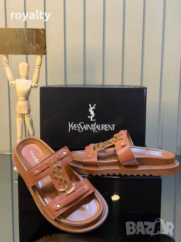 Yves Saint Laurent Нови Дамски Чехли Различни Цветове YSL, снимка 5 - Чехли - 55082809