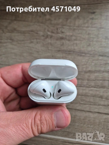 Слушалки Apple Air pods 2, снимка 2 - Друга електроника - 54421769
