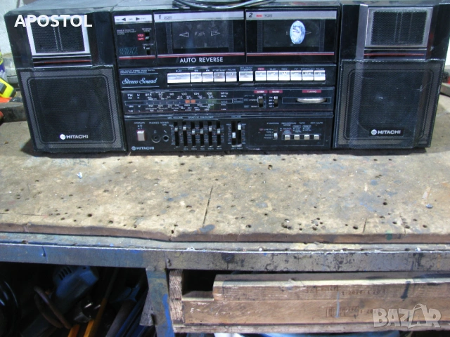 HITACHI TRK - W550E, снимка 7 - Радиокасетофони, транзистори - 54400172