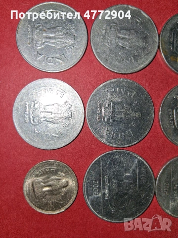 лот монети Индия, снимка 9 - Нумизматика и бонистика - 54242172