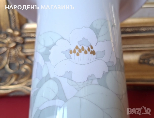 ROSENTHAL - Немски порцелан Дизайнерска ваза от Tapio Wirkkala цветя , снимка 14 - Други ценни предмети - 54733214