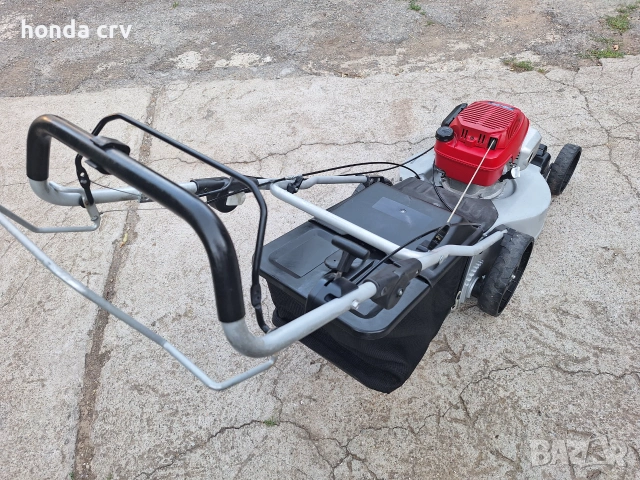 Косачка Honda 5.5к.с. 53см самоходна алуминиева мулчираща с кош, снимка 7 - Градинска техника - 55244830