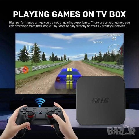 Android TV Box 1TECH UHD 4K Стрийминг устройство – Google Assistant, Wi-Fi 2.4/5G, Bluetooth, снимка 10 - Плейъри, домашно кино, прожектори - 54364319