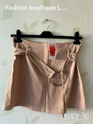 3 евро нова с етикет бежова пола с коланче S размер ❤️❤️❤️