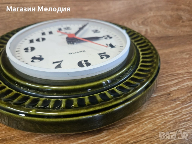 Стенен часовник Meister-Anker – Керамична класика, Made in Germany, снимка 3 - Стенни часовници - 54606470