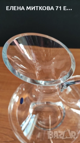 Два големи кристални декантера на Бохемия нови, снимка 6 - Аксесоари за кухня - 54104182