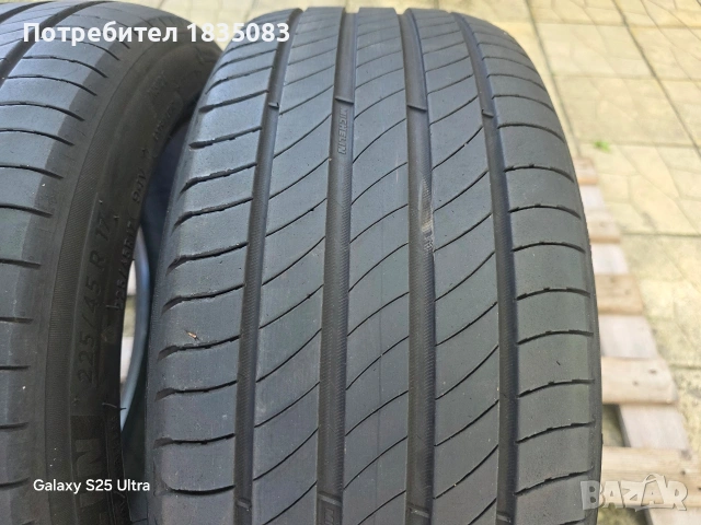 2бр. летни гуми 225/45/17 Michelin, снимка 2 - Гуми и джанти - 54605519
