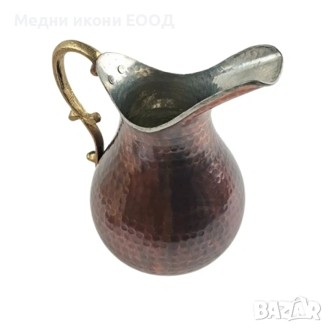 МАСИВНА МЕДНА КАНА ЗА ВИНО И РАКИЯ, снимка 3 - Други - 54644196