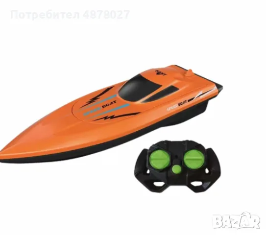 SpeedBoat, водоустойчива RC лодка за деца и начинаещи, снимка 4 - Електрически играчки - 55470681