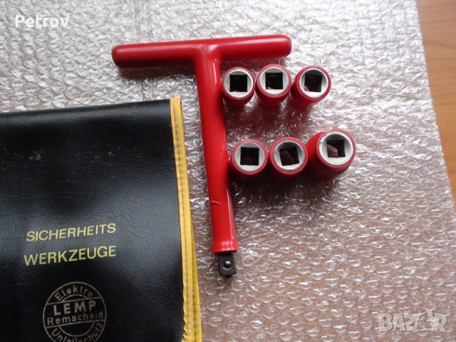 LEMP - VDE 1000V - MADE IN GERMANY - Profi изолирани Немски Маркови върток вложки 10-13-14-17-19-24 , снимка 7 - Клещи - 49499732