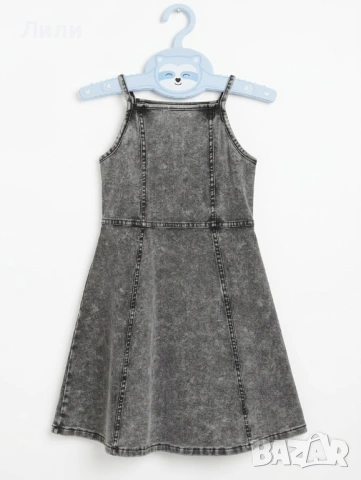 Дънкова рокля h&m,110/116 см