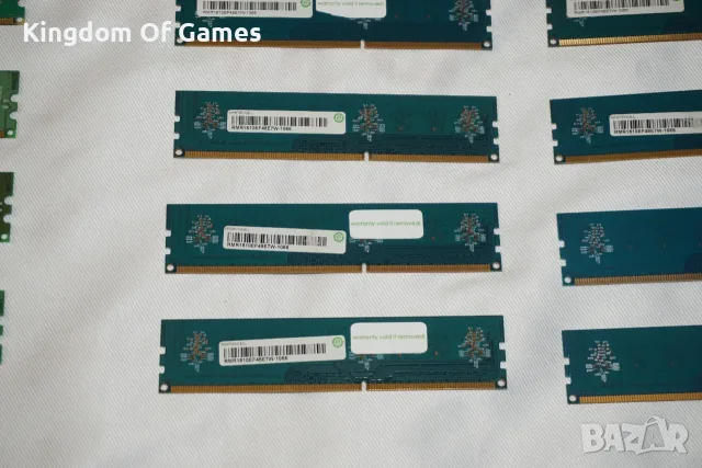 Лот от 28 броя RAM ПАМЕТ DDR2 512MB/DDR3 2GB/1GB Тествана и Работеща за Настолен Компютър, снимка 16 - RAM памет - 55501350