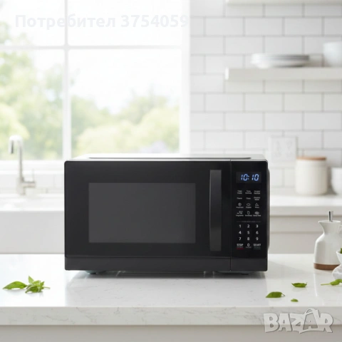 Микровълнова фурна MUHLER MO-7059D 25L, черна, дигитална, снимка 3 - Микровълнови - 55182482
