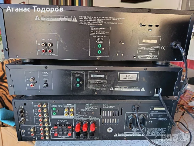 сет" Kenwood"... , снимка 10 - Ресийвъри, усилватели, смесителни пултове - 55319265