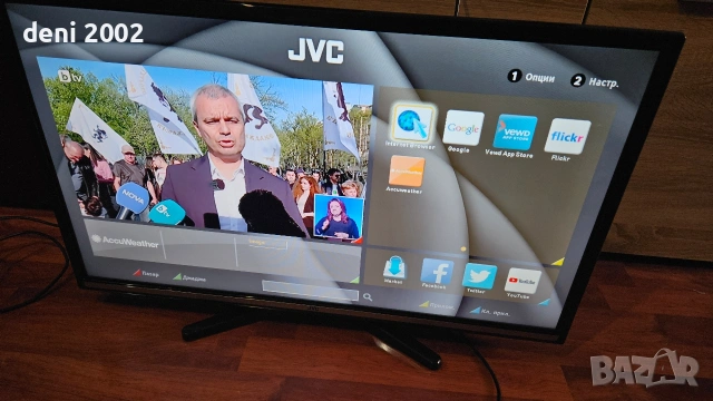 Телевизор FULL HD TV Smart android , снимка 3 - Телевизори - 54306491
