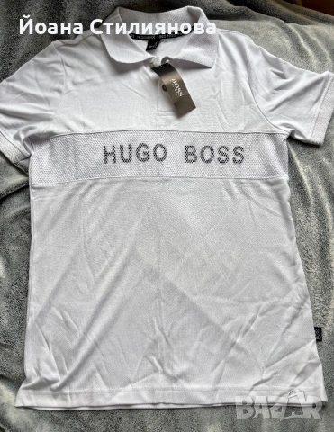 Мъжка тениска Hugo Boss, снимка 3 - Тениски - 54552287