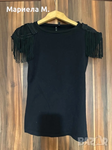 Bikbok тениска с пагони, като нова, XS
