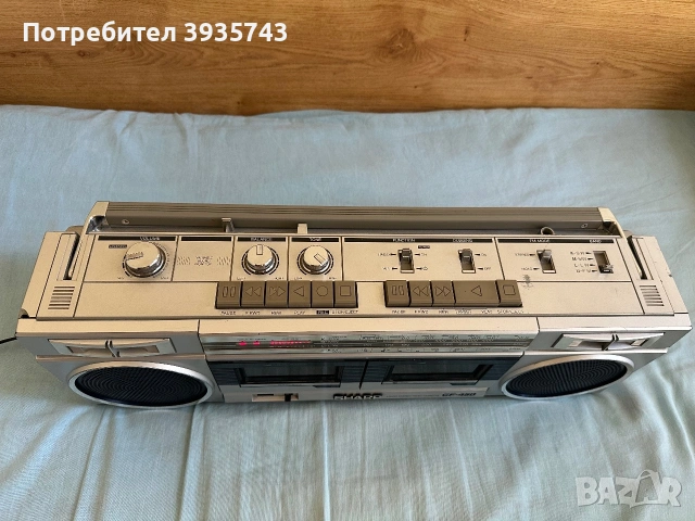 Sharp gf 450 Japan boombox , снимка 5 - Радиокасетофони, транзистори - 55057702