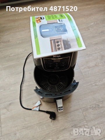 Фритюрник с горещ въздух Ninja Air Fryer MAX (AF160EU), снимка 2 - Фритюрници - 55100344