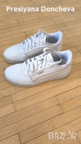 Дамски бели кецове PUMA Carina 2.0, модел 385849-02, размер 38