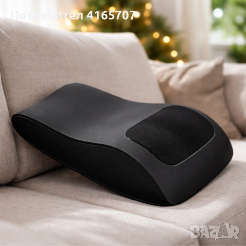 Ергономична масажна възглавница - 3 нива на интензивност и загряваща функция за пълен релакс, снимка 6 - Други стоки за дома - 53978027