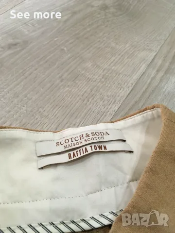 Scotch & Soda Raffia Town Дамски панталон в пясъчно кафяво S, снимка 8 - Панталони - 51334347