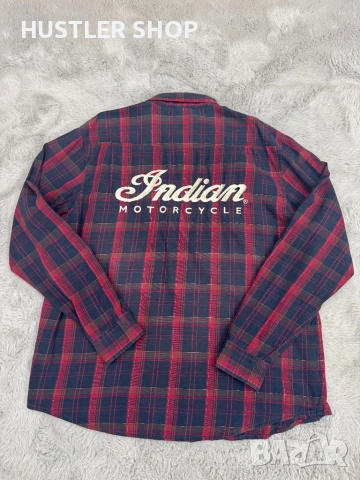 Мъжка мото риза INDIAN MOTORCYCLE. Размер XL, снимка 6 - Ризи - 54071809