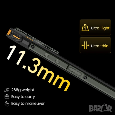 LAGENIO Panther 2 Pro - 6.7", 8GB+16GB/256GB, 5150mAh, 50MP, защита IP68/IP69K/MIL-STD810H, снимка 13 - Други - 52452545