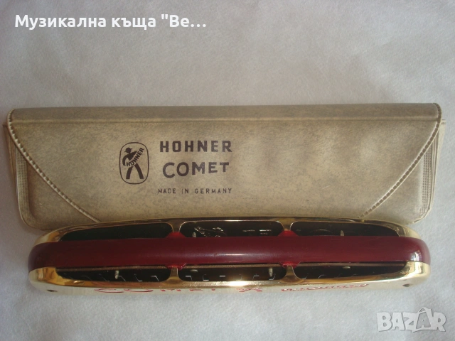 Hohner Comet 40 C Диатонична устна хармоника с калъф, снимка 8 - Духови инструменти - 55280727